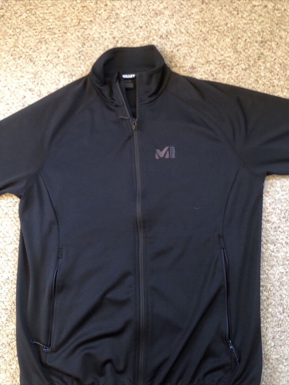 MILLET Jacket Women's XL Black Soft Shell Full Zip STRETCH Exc. Cond.